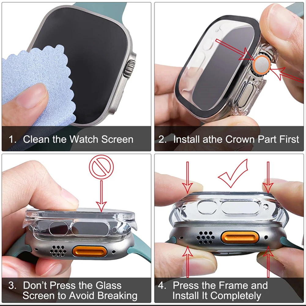 Glass+case For Apple Watch Ult - Luxury Watch Packaging Box recension och pris
